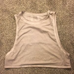 Lululemon grey/white tie dye ish color tank